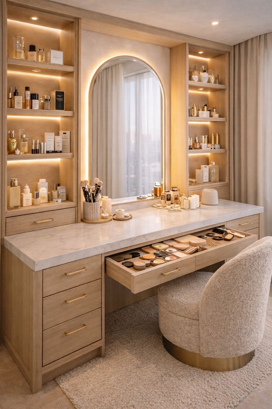Dressing table film