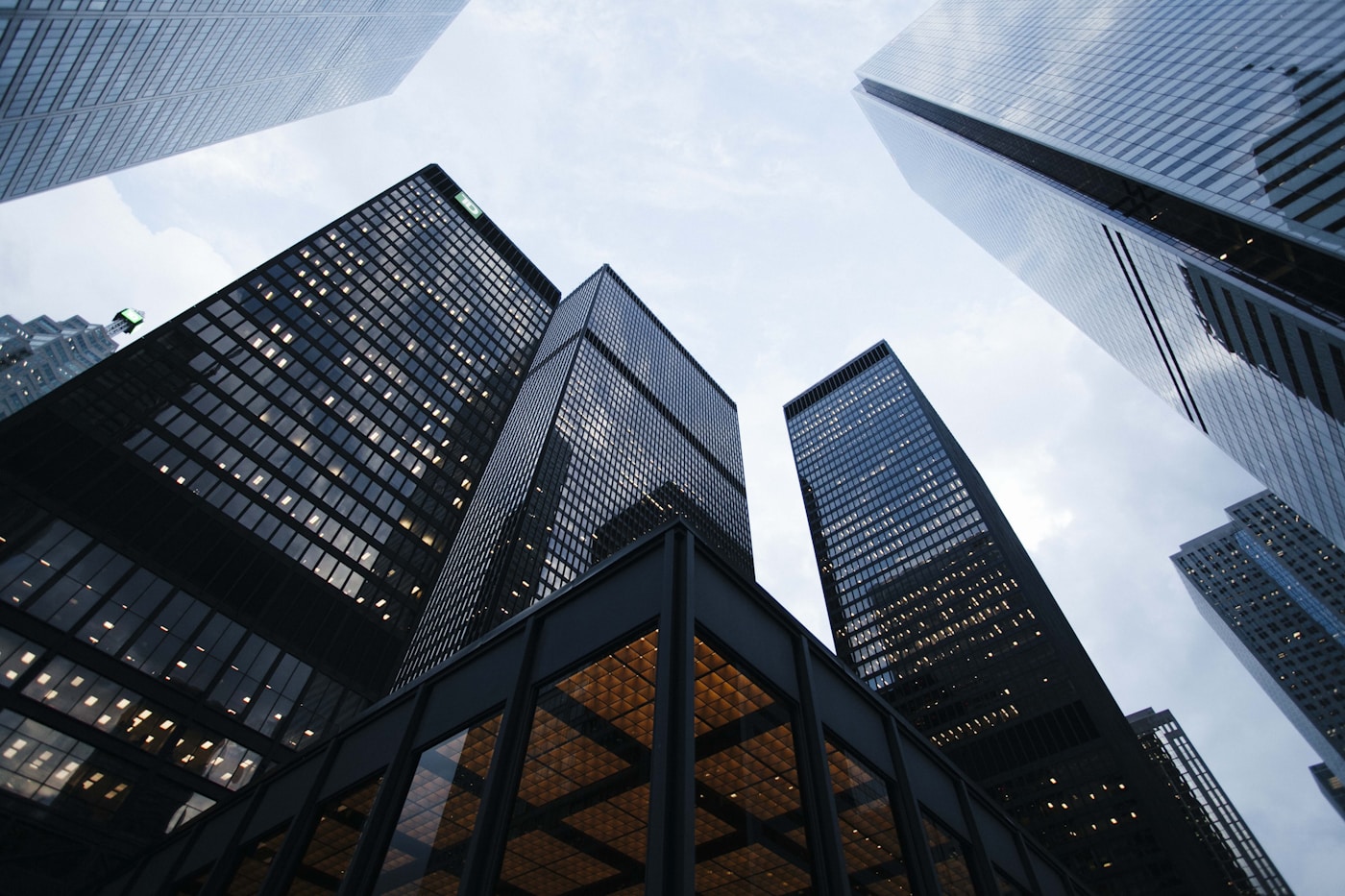 Modern commercial development
